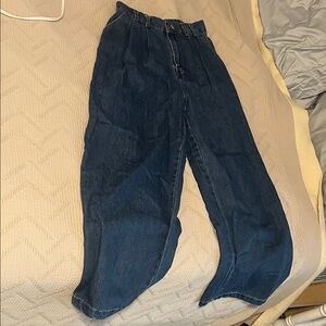 Levi's Dark Blue Flare & Wide Leg Jeans